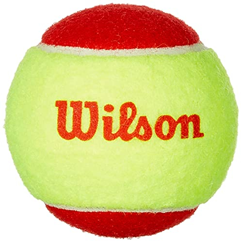 Wilson Tennisball Starter Play 4er Pack Bälle, Yellow, 6.5