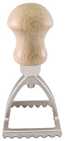 Paderno World Cuisine Quadratischer Ravioli-Stempel, Grau