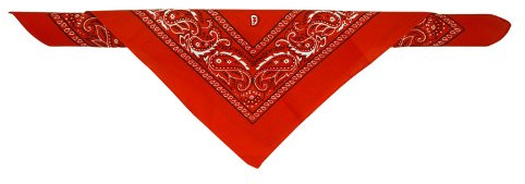 Fancy Dress Cowboy Cowboys Red Necktie Scarf