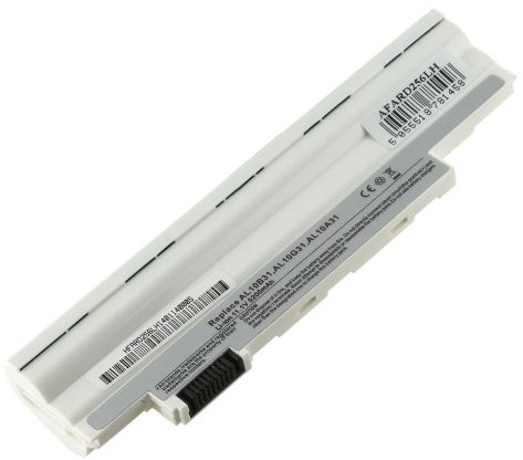 AT Batteria Potenziata 5200mAh 10,8V per Portatile Acer Aspire One 522, 522-BZ465, 522-BZ824, 522-BZ897, 722, AO522, AO722, Happy, happy2