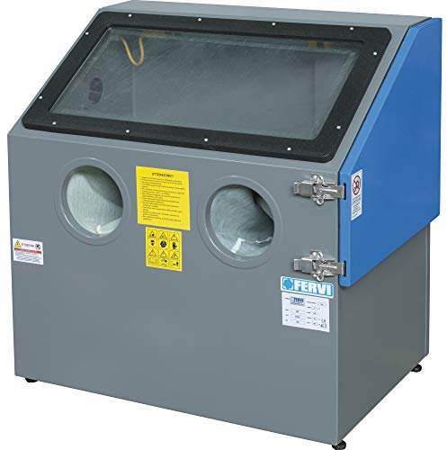 SABBIATRICE DA BANCO CABINA SABBIATURA FERVI 0487 PORTATILE