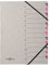 Pagna 44312-10 Ordnungsmappe 12 Fächer Easy Grey 1-12 lila