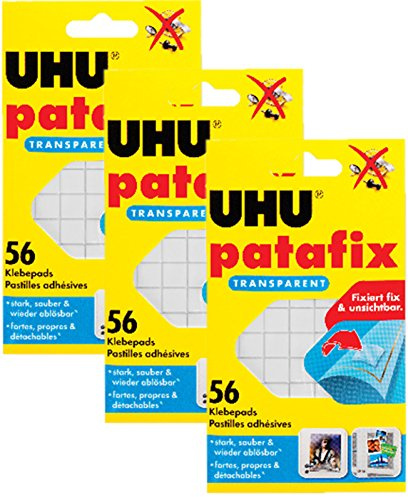 UHU Klebepads (transparent - 168 Stück)