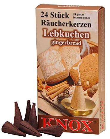 Nature Parts Knox Räucherkerzen Räucherduft Lebkuchen (24 Stück/Packung)