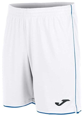 Joma Shorts Liga 101324, schwarz-weiß, modische Hose, Weiß/Königsblau, XL