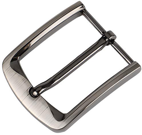 McFanBe 38-40 mm (1,5 Zoll) Gürtelschnalle Einzackige quadratische Ersatzschnalle für Männer Frauen Gürtel (Grau12)