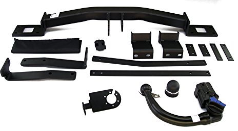 Anhängerkupplung für Mercedes-Benz E-Klasse W211 4-Tür abnehmbar mit fahrzeugspezifischem E-Satz 13-polig