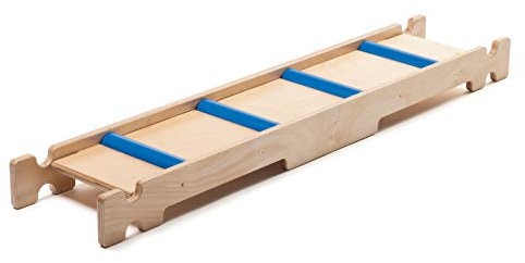 Erzi 46398 Balancierbrett S Hühnerleiter aus Holz, für Sport und Therapie