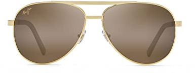 MAUI JIM Brille Größe 61 mm Gold/Eye SIZE: 61 Temple LENGTH: 140 Vertical SIZE: 51