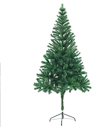 Albero di Natale Realistico Artificiale 150 CM 200 Rami Pino Abete Verde Naturale