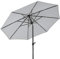 Schneider Sonnenschirm Adria, silbergrau, 300 cm rund, 684-14, Gestell Alu/Stahl, Bespannung Polyester, 7 kg