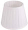Lurrose Lampenschirm, Plissee-förmig, modern, weiß, Lampenschirm aus Stoff, für Lampen, Fassform, Heimdekoration