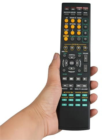 Universal Replacement Remote Control Fit for HTR-5835SL DTX1100 RAV305 WE45900 US RAV-305 RAV-240 RAV240 RX-V630 RXV630 HTR-5560 HTR5560 for Yamaha AV System Receiver