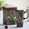 DUSVALLY Ceramic Mug Tall Mug Coffee Mug with Lid and Gift Box 17oz.Golf Club