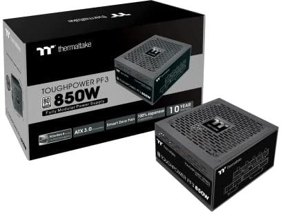 Thermaltake Toughpower PF3 850W (80+ Platinum) - Alimentation PC ATX 3.0 100% Modulaire