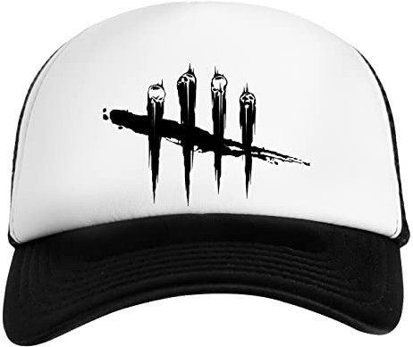 Dead by Daylight-Logo Weiß Schwarz Unisex Kinder Baseball Cap Kids White Black