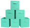 powerking Storage Bins, 6 Pack Foldable Fabric Storage Cubes And Cloth Storage Organizer Drawer For Closet And Toys Storage, Mint Green