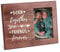 FINGERINSPIRE Born Together Friends Forever Bilderrahmen 10x15 cm Zwillings Baby Fotorahmen Mit Herz Pfeilmustern Zum Aufhängen/Tisch Holz Rahmen Zwillings Geschenkrahmen Für Neuen Baby Kinderzimmers