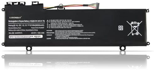 LUSONBAY AA-PLVN8NP 6000 mAh 15,1 V Laptop Akku Ersatz für Samsung NP770Z5E NP780Z5E ATIV Book 8 NP870Z5E NP870Z5G NP880Z5E