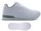 Mens Bowling Shoes Mens Bowling Trainers Lawn Bowls Trainers Garden Bowls Shoes Garden Bowl Lawn Bowl Lace Up Grey/White 7 UK