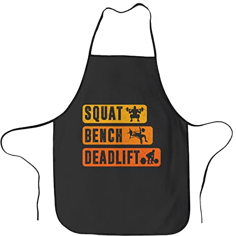 702 Küchenschürze Fitness-Bodybuilding, Backschürze Premium Schürze Personalisiert Malschürze Für Kochen Bemalen Café
