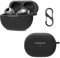 carinacoco Custodia in silicone per Huawei FreeBuds Pro 3 con moschettone, morbida e flessibile, ultra sottile, antiurto, custodia anti-caduta per auricolari Huawei FreeBuds Pro 3, colore nero
