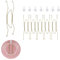 ieron Set di 6 ganci da parete per piatti da 25,4 cm, ganci a molla, compatibili con accessori per la decorazione della casa da 24 cm a 26 cm