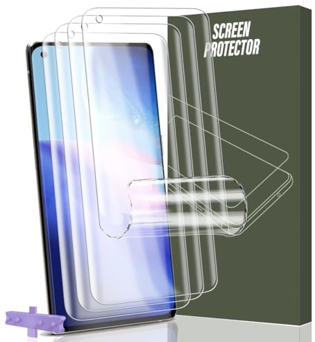 Gelaasso 4 Pezzi, Pellicola Protettiva per Oppo Find X3 Neo [Non Vetro], HD Trasparente TPU Film Pellicola, 3D Copertura Completa, Facile Installazione, Pellicola Protezione per Oppo Find X3 Neo