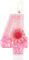 mciskin Daisy 4th Birthday Candles,Pink Number 4 Candles for Cake,Girls 4th Birthday Decorations,Pink Candle Flower Cake Toppers for Daisy Themed Birthday Party Decorations, Baby Showers Supplies