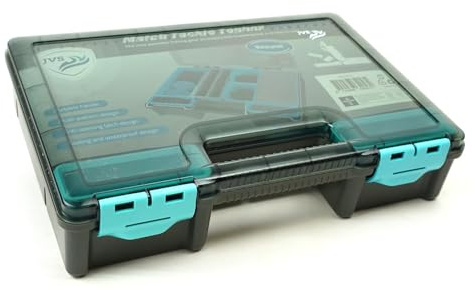 JVS Match Tackle Topbox Waterproof 35x25x8cm - Fischkoffer - Feeder Box - Aufbewahrungsbox - Tacklebox