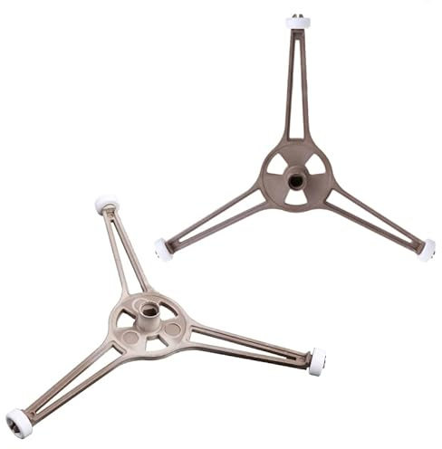 Kodbww Microwave Oven Triple Arm Shaped Glass Plastic Plate Tray Support Holder Rotating Ring Roller Guide Stand Parts