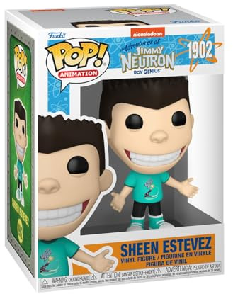 Funko POP! Animation: Jimmy Neutron - Sheen Estevez | Offizielles Cartoon/Animation Merch - Vinyl Sammelfigur als Regal Deko - Geschenkidee zum Geburtstag für Fans und Sammler