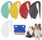 VEGCOO 5 Pièces Coupe Noeud Chat Poil Long avec Peignes pour Animaux de Compagnie, Peignes pour Chats et Chiens Multifonctionnels，Tondeuse à Poils d'Animaux pour Enlever Nœuds et Poils Morts