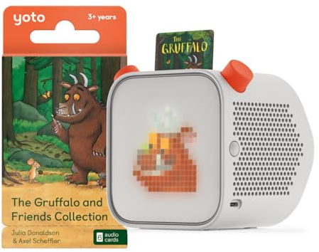 YOTO Player (3rd Gen.) Kids Audio Player + The Gruffalo Pack, Ages 3+ | Kids audio player with Gruffalo stories | story dream machine | screen-free storytelling toy | ok to wake | gift ages 3+