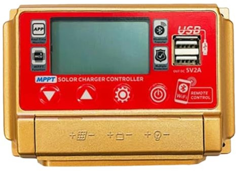 Willoghsa 12/24 V MPPT Contrôleur de Charge Solaire Wifi Bluetooth Panneau Solaire Batterie Régulateur Intelligent 60A