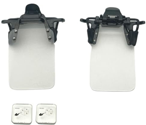 XII WY Lot de 2 paires de lunettes de tir standard internationales Patch pour lunettes de vue Aide à la cible
