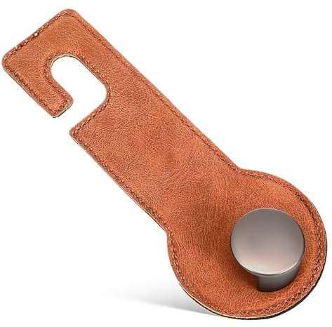 SWOOMEY Haken Für Die Rückenlehne Des Autositzes Handy, Mobiltelefon Stecker Ev Auto- Gürtel Faltbar Wand Schlau Hängend Tasche Aufhänger Kleiderbügel Tür Rostfreier Stahl Brown