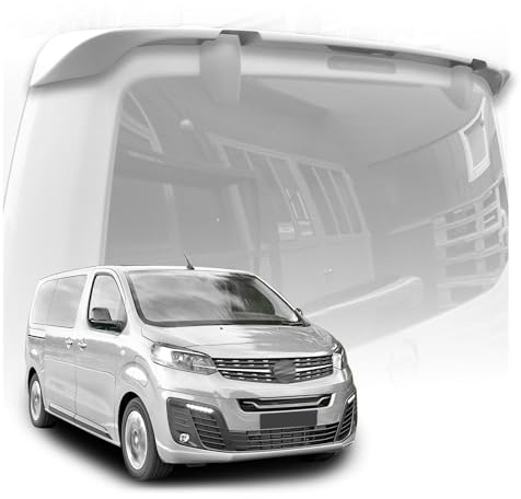 CHROMEMASTER | Dachspoiler Heckspoiler Kompatibel mit Opel Zafira 2019+; Auto Zubehör - Spoiler für Auto; Polyurethan; Zum Lackieren; Montagemethode: Klebstoff | Optisches Autotuning; ABE