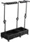 GOCHUSX Commercial Mop Rack, Broom Holder Organizer, Mop Stand Holder With 360° Universal Wheels, Freestanding Broom Closet Cabinet For Commercial Kitchen Restaurant(100x40x134cm)