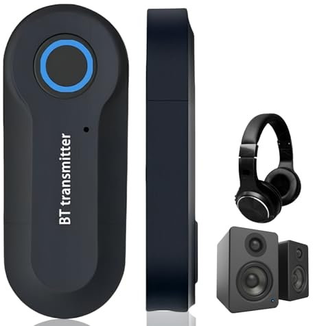 Bluetooth Transm/itter for Headphones,B/luetooth Trans/mitter 3.5mm,Bl/uetooth Audio Tra/nsmitter,Bluetooth 4.0 Transm/itter for 3.5mm Audio Devices,Car Play Wireless Adapter,USB Bluetooth Adapter