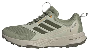 adidas Herren Terrex Tracefinder 2 Trail Running Shoes, Tent Green/Olive strata/Lucid Tangerine, 44 EU