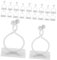 GALPADA Lot de 120 Pinces Adhésives pour Plantes Grimpantes en Plastique Blanc pour Fixation Murale De Plantes Vertes pour Rosiers Grimpants