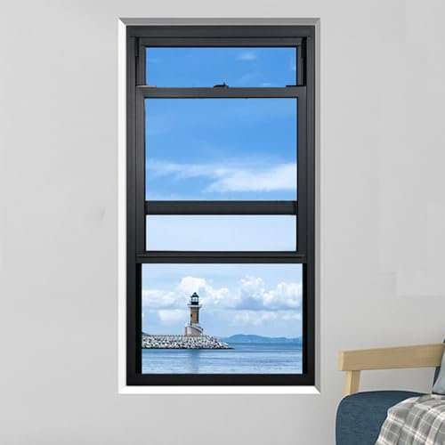 ZXFDMSWJ Ventana corrediza de Aluminio de Repuesto para casa o Tienda, con Montaje Empotrado, Horizontal, Transparente, insonorizada, para cobertizos, gallineros, invernaderos y restaurantes (40 x 60