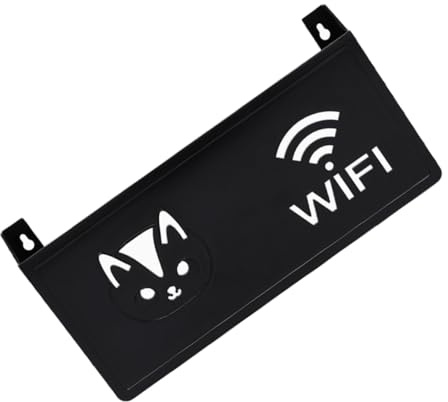 PEPLAYTAL Wall-mounted Router Storage Box Decorative Wifi Organizer Shelf for Tv Boxes and Routers Space-saving Floating Shelf with Installation for Bedroom Decor and Cable Management