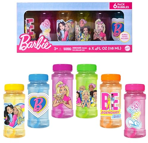 Barbie™ 6 Pack Bubble Solution Set