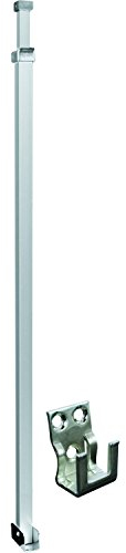 Defender Security U 9920 Prime Line Adjustable Telescopic Security Bar Lock, Anodized Aluminum, 1 Pack