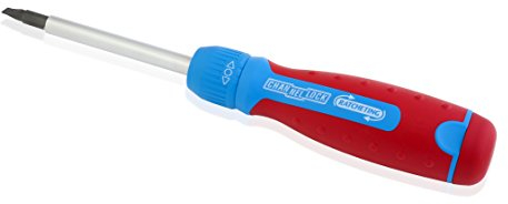 Channellock CHL131CB 13 Cacciavite a cricchetto con punta standard, Rosso
