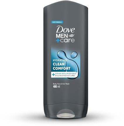 Dove Men+Care Clean Comfort Body & Face Wash 400 ml