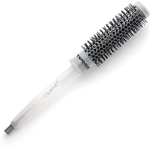 Termix C·Ramic thermische Rundhaarbürste, Keramik-Technologie, die dem Haar zusätzlichen Glanz verleiht und Frizz verhindert. Farbe: Transparent, Durchmesser: 23 cm