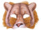 Bristol Novelty X78698 Löwen-Gesichtsmaske, realistisches Fell, Unisex Adult, Mehrfarbig, Einheitsgröße